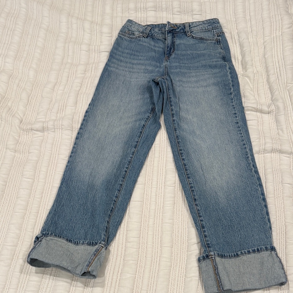 Time and Tru Light Blue Boyfriend Jeans